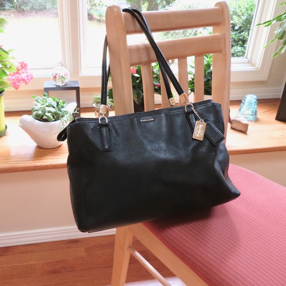 COACH Madison Christie Leather Satchel Bag - Picture 4 of 12